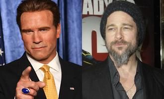 Brad Pitt si Arnold Schwarzenegger vor Campionatul Mondial de Fotbal in Statele Unite - in 2018 sau 2022!