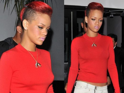 Rihanna surprinsa fumand marijuana FOTO