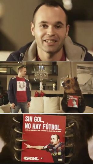 
	Andres Iniesta si un urs simpatic, intr-o reclama pentru Craciun! FOTO si VIDEO
