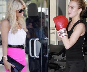 
	Paris Hilton si Lindsay Lohan se bat in ring?
