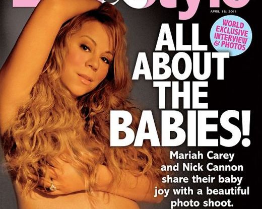 
	Mariah Carey, goala si insarcinata pe coperta unei reviste
