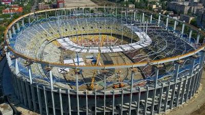 
	SUPER FOTO! Se monteaza acoperisul retractabil pe National Arena! Vezi ultimele imagini
