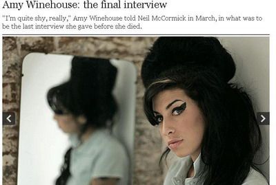 
	Ultimul interviu al lui Amy Winehouse! &quot;<span style="color: #f00">Nu sunt fericita</span>!&quot; VIDEO
