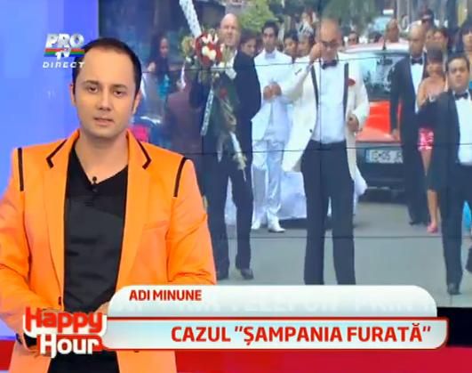 
	Adi Minune, acuzat ca a furat o sticla de sampanie. Vezi ce a declarat cantaretul
