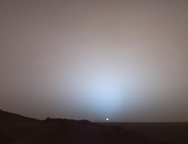 
	Cum se vede apusul Soarelui de pe Marte
