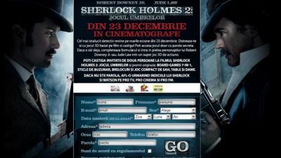 
	<span style="color: rgb(255, 0, 0);">Vezi daca esti unul dintre fericitii castigatori</span> ai&nbsp; concursului Sherlock Holmes!
