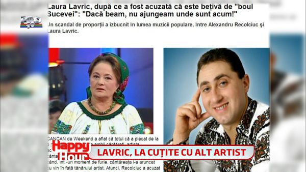 
	Laura Lavric se cearta cu un alt artist de muzica populara!
