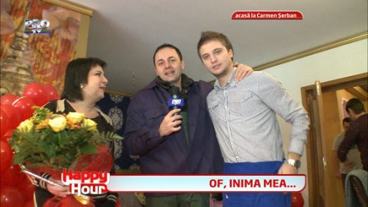 
	Inimi fara numar, fara numar pentru Carmen Serban. Echipa Happy Hour ii cere iertare cantaretei pentru ca i-a frant inima
