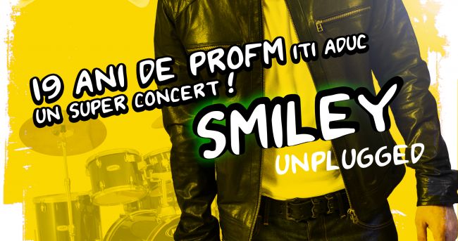 
	<span style="color: rgb(255, 0, 0);">19 ani de ProFM! </span>Un super concert <span style="color: rgb(255, 0, 0);">SMILEY Unplugged!</span> Radio inseamna ProFM!
