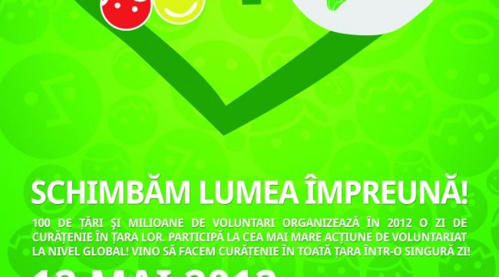 
	<span style="color:#f00;">Start la inscrieri</span> pentru Ziua de Curatenie Nationala de pe 12 mai! <span style="color:#f00;">Let&#39;s Do It, Romania</span>
