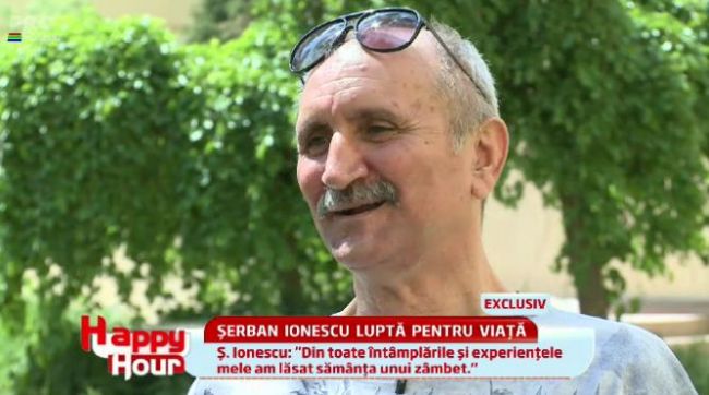 
	Serban Ionescu lupta pentru viata. &quot;Diferenta dintre Dumnezeul meu si cel al altora este ca al meu are umor!&quot; VIDEO
