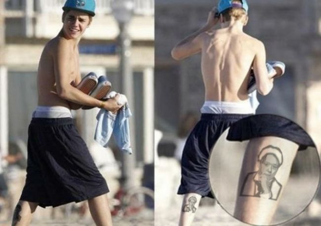 
	Ca sa para un dur, Justin Bieber si-a facut un tatuaj cu Fuego. FOTO
