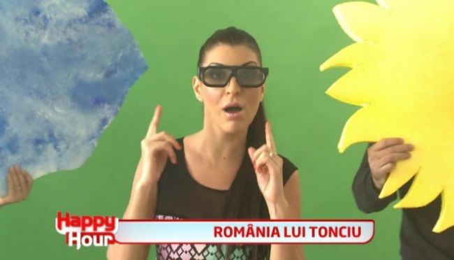 
	Andreea Tonciu da probe pentru prezentarea unei rubrici meteo 6D! <span style="color:#f00;">Vezi cata geografie stie:</span> Razi cu lacrimi! VIDEO
