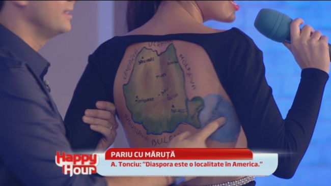 
	Andreea Tonciu, gata pentru un nou pariu cu Maruta. Ce crezi ca trebuie sa faca Maruta <span style="color:#f00;">daca pierde pariul cu Tonciu</span>?
