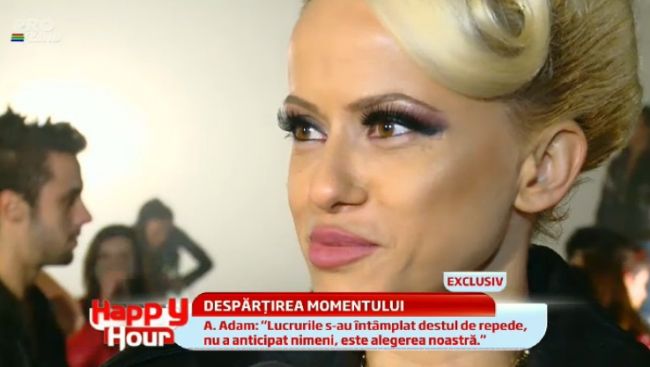 
	Trista, dar cu zambetul pe buze. Anda Adam face prima declaratie dupa despartire: &quot;Au fost cei mai frumosi sase ani din viata mea&quot;
