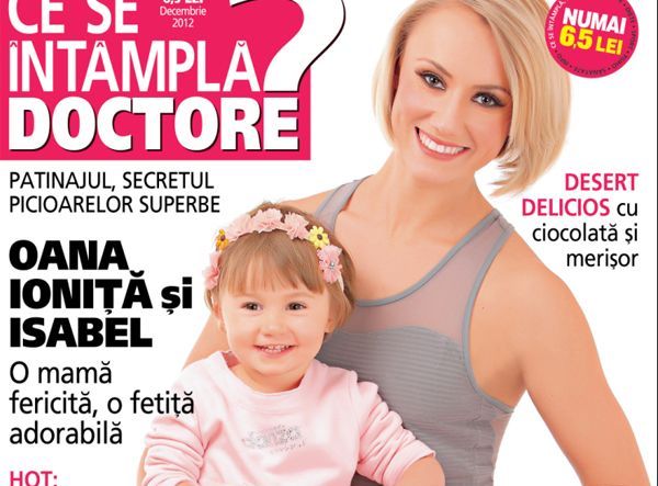 
	Oana Ionita, primul pictorial impreuna cu fetita ei, Isabel
