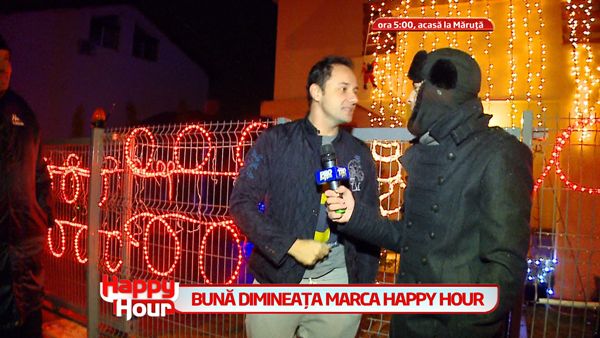 
	S-a trezit cu o adevarata fanfara sub geam! Ce alte farse i-a facut echipa &quot;Happy Hour&quot; lui Catalin Maruta de ziua lui
