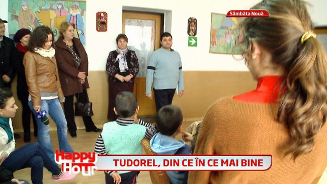 
	Tudorel Popa, bucuros ca i-a putut ajuta pe cei care locuiesc in case de copii. Cum s-au bucurat micutii cand l-au revazut
