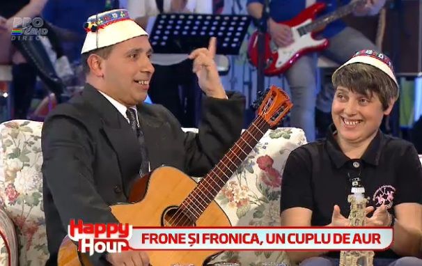 
	Frone si Fronica, un cuplu de aur. Maruta i-a adus la &quot;Happy Hour&quot; sa ii &quot;puna pe felie&quot;
