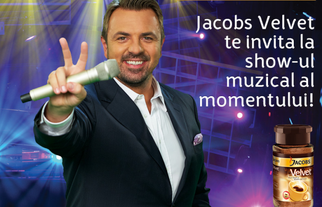 
	CONCURS: Castiga invitatii la cel mai bun show al sezonului! Jacobs Velvet te trimite in semi-finala cele mai tari voci ale Romaniei!
