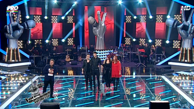 
	Prima editie LIVE de &quot;Vocea Romaniei&quot; si-a desemnat castigatorii, iar ProTV a fost lider absolut de audienta, de 1 Decembrie
