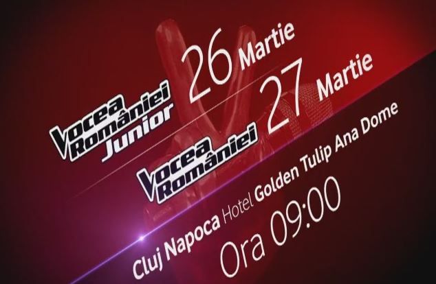 Preselectiile Vocea Romaniei si Vocea Romaniei Junior ajung in Cluj Napoca!