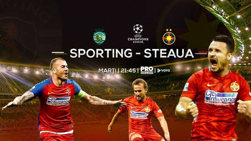 Specialty only Dictatorship PRO TV - ASTAZI Pro TV transmite meciul dintre Sporting Lisabona si FCSB,  in playoff-ul UEFA Champions League
