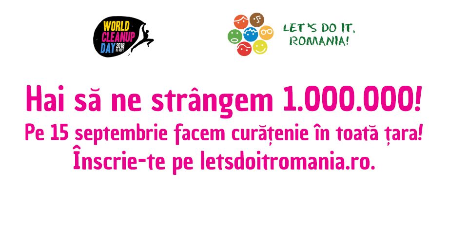 
	Vedetele PRO TV susțin campania Let&#39;s do it România. Pe 15 septembrie curățăm împreună toată țara. Participă și tu
