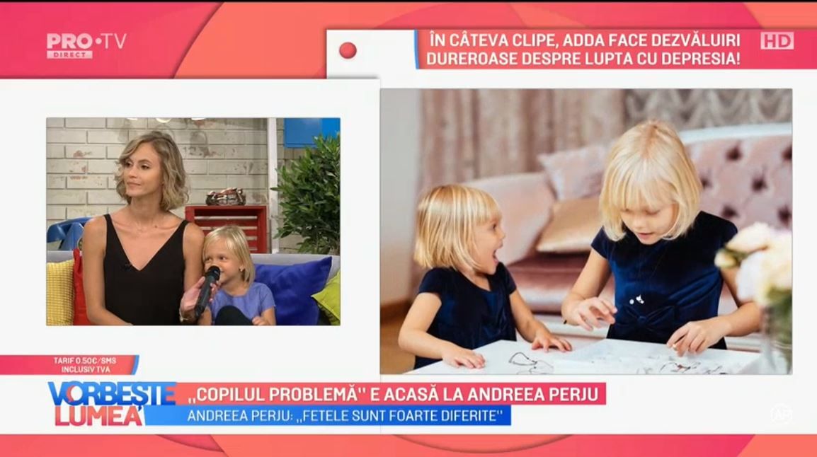 
	VIDEO Andreea Perju, despre viața de mamică
