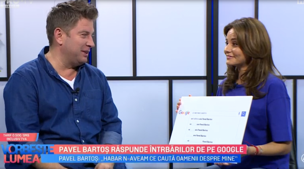 
	VIDEO Pavel Bartoș răspunde întrebărilor de pe Google
