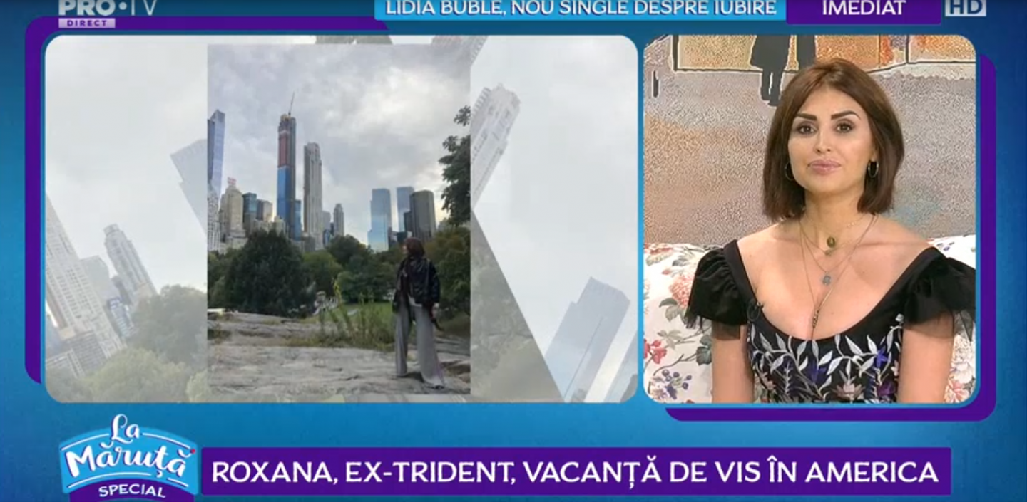
	VIDEO Roxana, ex-trident, vacanță de vis în America
