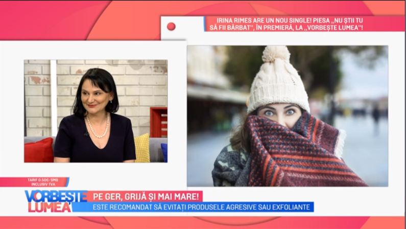 
	VIDEO Viviana Iordache ne sfătuiește cum să ne protejăm pe timpul sezonului rece
