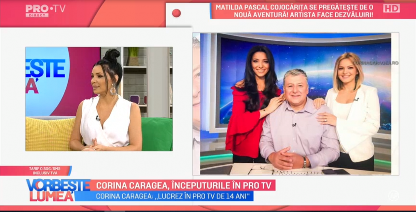 
	VIDEO Corina Caragea, începuturile în PROTV
