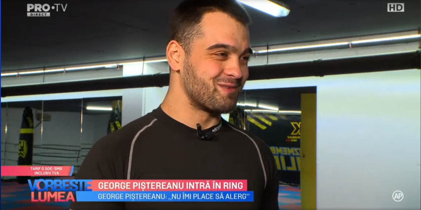 
	VIDEO George Piștereanu intră în ring
