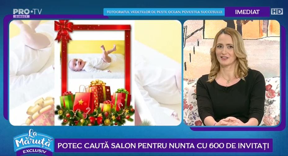 VIDEO Camelia Potec, primul Crăciun alături de fiica ei