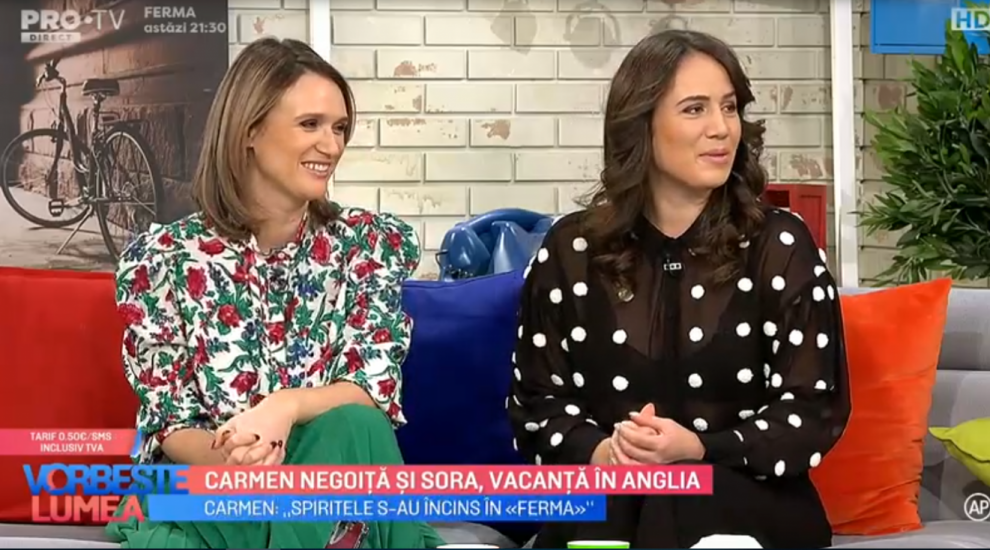 
	VIDEO Carmen Negoiță și sora, vacanță în Anglia
