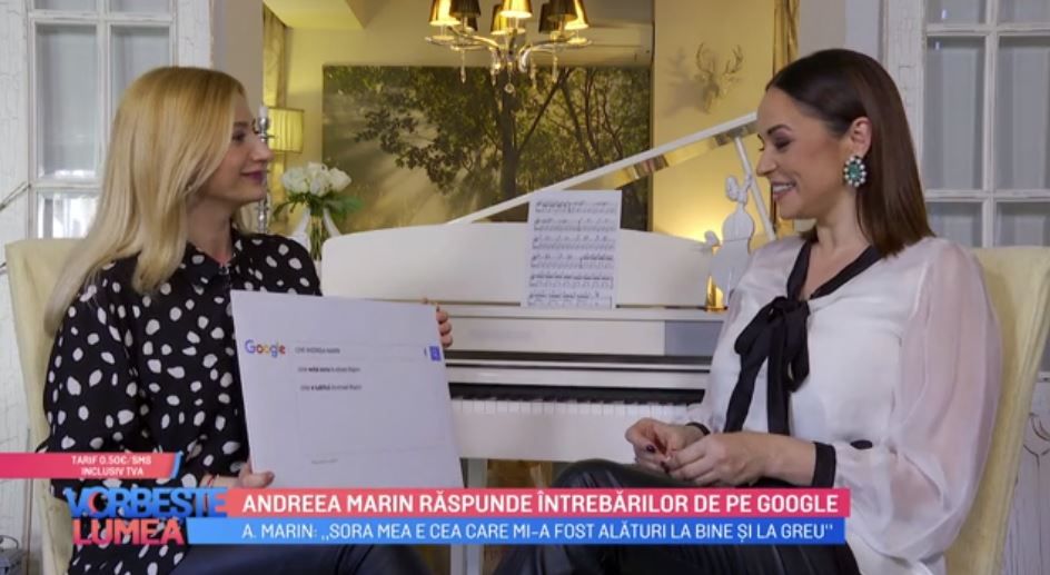 VIDEO Andreea Marin răspunde întrebărilor de pe Google. Ce curiozități au avut internauții 