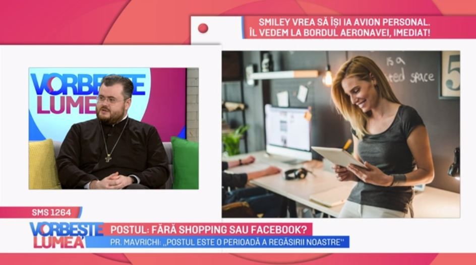 VIDEO Postul: fără shopping sau Facebook? Părintele Ionuț Mavrichi detaliază acest subiect