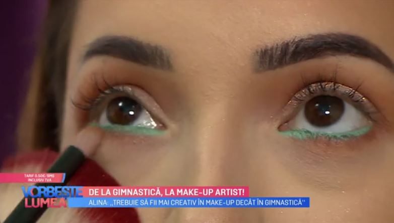 VIDEO Larisa Iordache, de la gimnastică, la make up artist