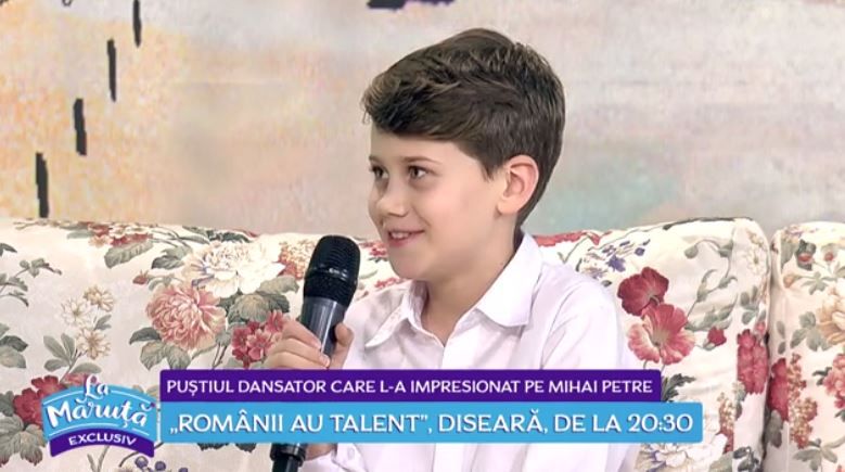 VIDEO Theodor Focșăneanu, puștiul care i-a uimit pe toți la &quot;Românii au talent&quot;