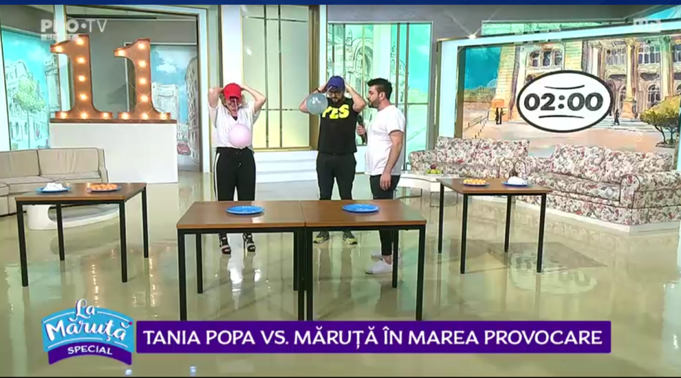 
	VIDEO Tania Popa vs. Măruță în marea provocare
