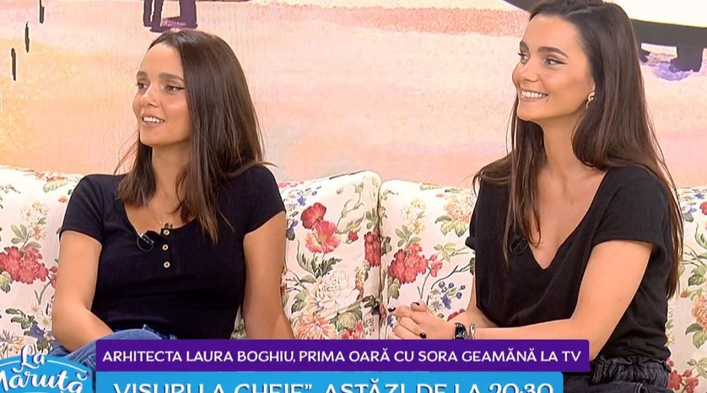 
	VIDEO Laura Boghiu (Visuri la cheie), pentru prima dată cu sora geamănă la TV
