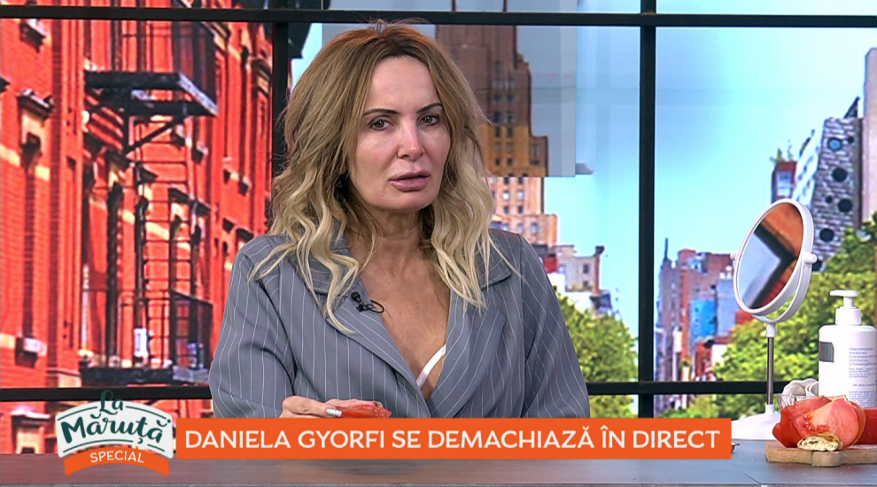 
	Daniela Gyorfi s-a demachiat în direct în emisiunea &bdquo;La Măruță&rdquo;! Cum arată acum vedeta
