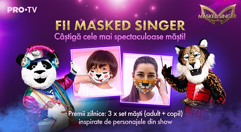 
	UPDATE CÂȘTIGĂTORI Fii Masked Singer! Participă la concursul nostru și câștigă cele mai spectaculoase măști
