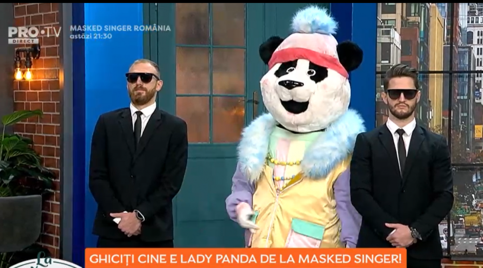
	Ce mesaj a transmis Lady Panda de la Masked Singer în platoul &quot;La Măruță&quot;? Tu ghicești cine e?
