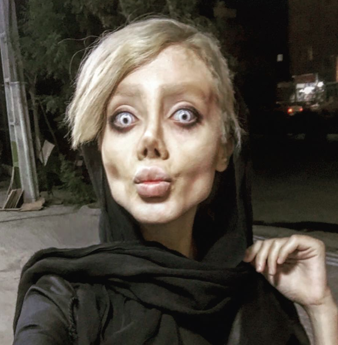 Pro Tv Cum Arată De Fapt Sahar Tabar Tânăra Din Iran Poreclită ‘zombie Angelina Jolie