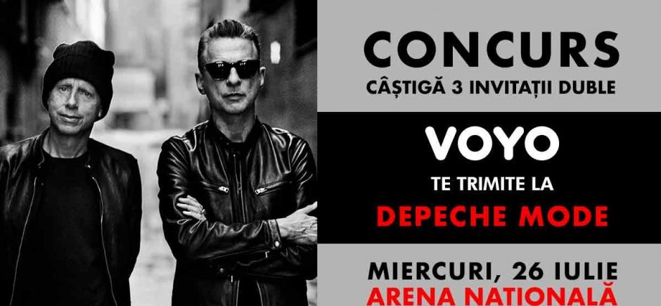 
	VOYO te trimite la concertul Depeche Mode de la București. Ce trebuie să faci pentru a câștiga invitațiile
