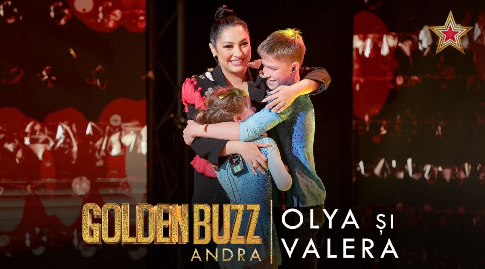 
	Românii au talent 2023: Olya și Valera, Golden Buzz-ul Andrei. La o vârstă fragedă au arătat o performanță la care puțini adulți reușesc să ajungă&nbsp;
