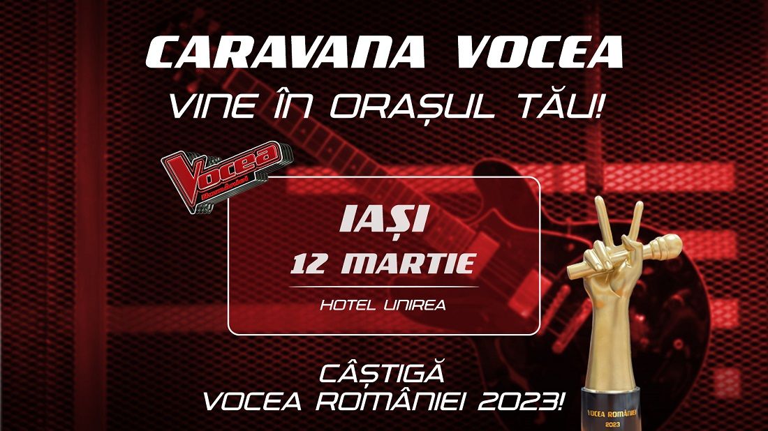 
	START înscrieri în sezonul 11 Vocea României | Caravana Vocea vine în orașul tău. Ești pregătit?
