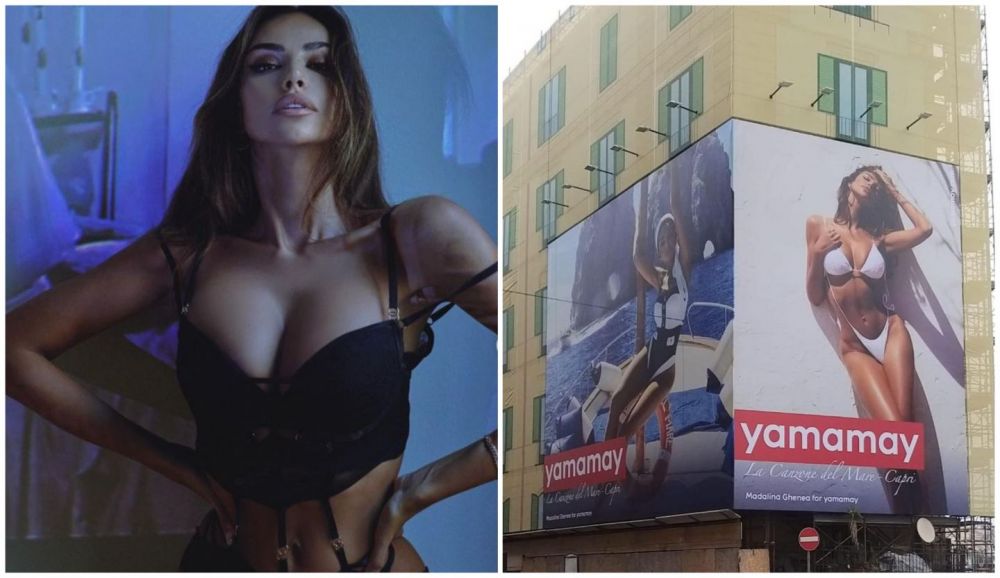 PRO TV – Cartelloni pubblicitari con Mădălina Ghenea in costume da bagno Italia: “E così è stato bloccato il traffico nelle città”